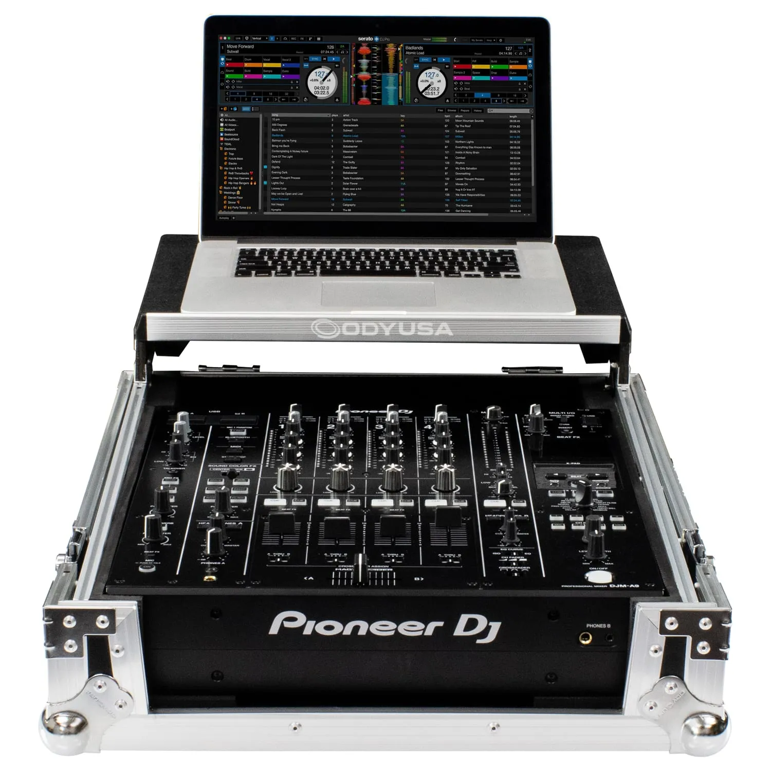 odyssey-flight-zone-djm-a9-flight-case-laptop-pioneer-dj image 2