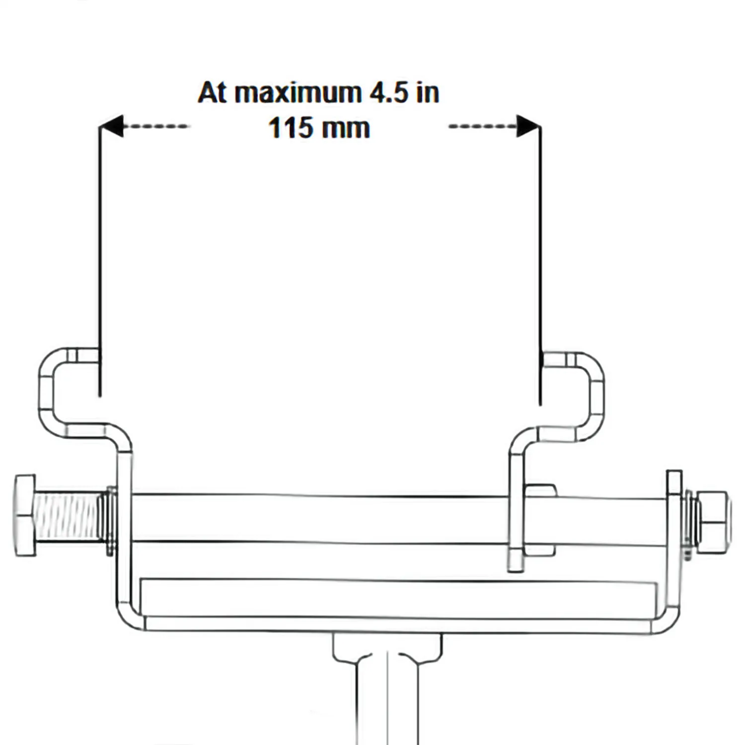 odyssey-flight-zone-clamp-tente-faisceau-keder-rail-noir-100-kg image 6
