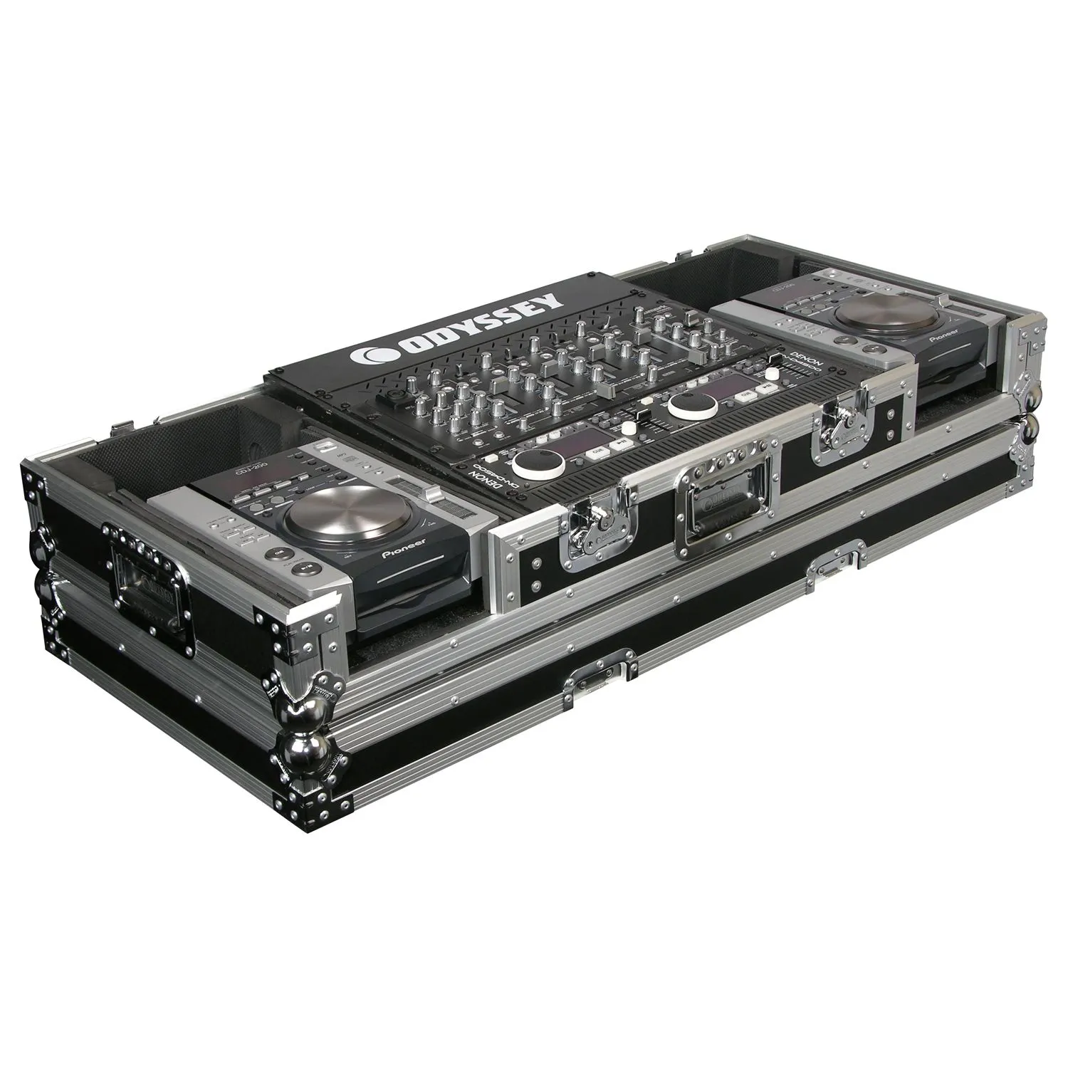 odyssey-flight-zone-coffin-flight-case-dj-mixer-19-2-platines image 3
