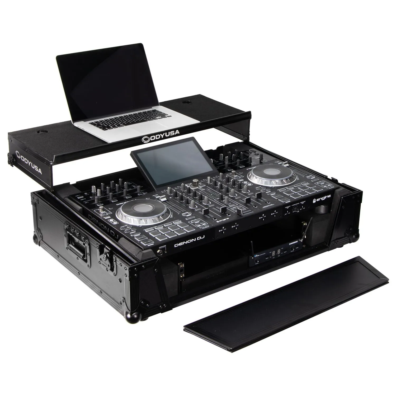 odyssey-flight-zone-flight-case-denon-prime-4-noir-2u-glide image 3