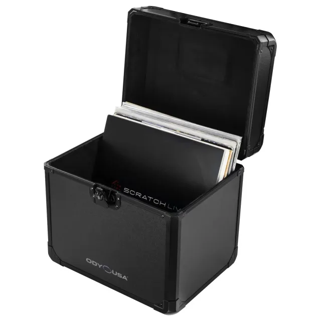odyssey-krom-klp70bl-mallette-vinyles-noirs-70x-12-pouces-mousse image 1