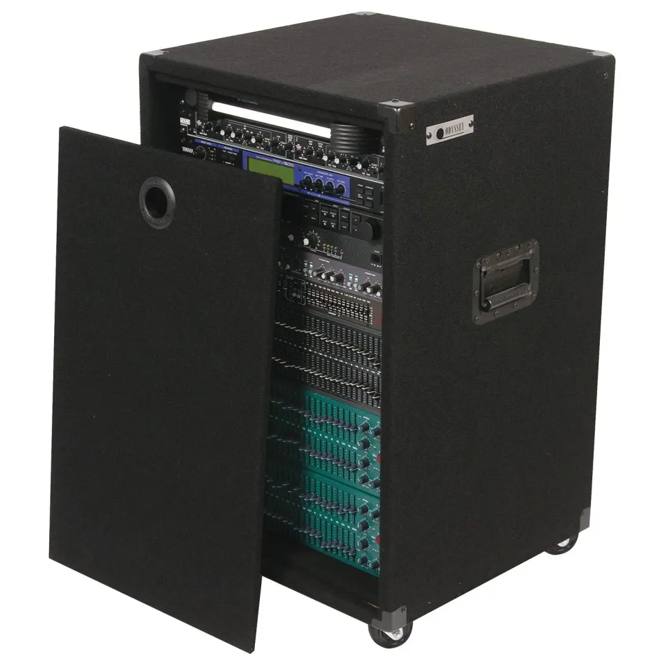 odyssey-carpeted-rack-ampli-16u-moquette-roulettes image 1