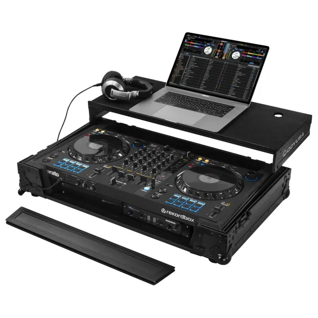 odyssey-flight-zone-flight-case-ddj-flx6-1u-noir-glide-laptop image 1