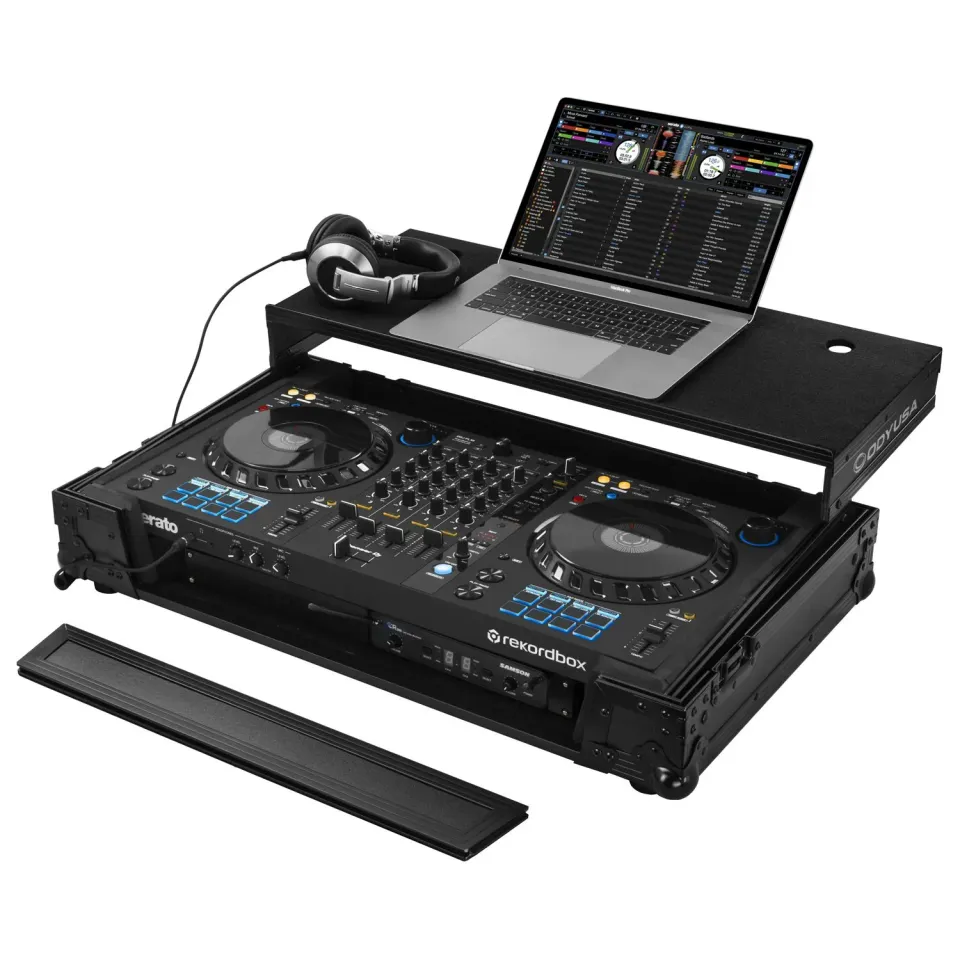 odyssey-flight-zone-flight-case-ddj-flx6-1u-noir-glide-laptop image 1