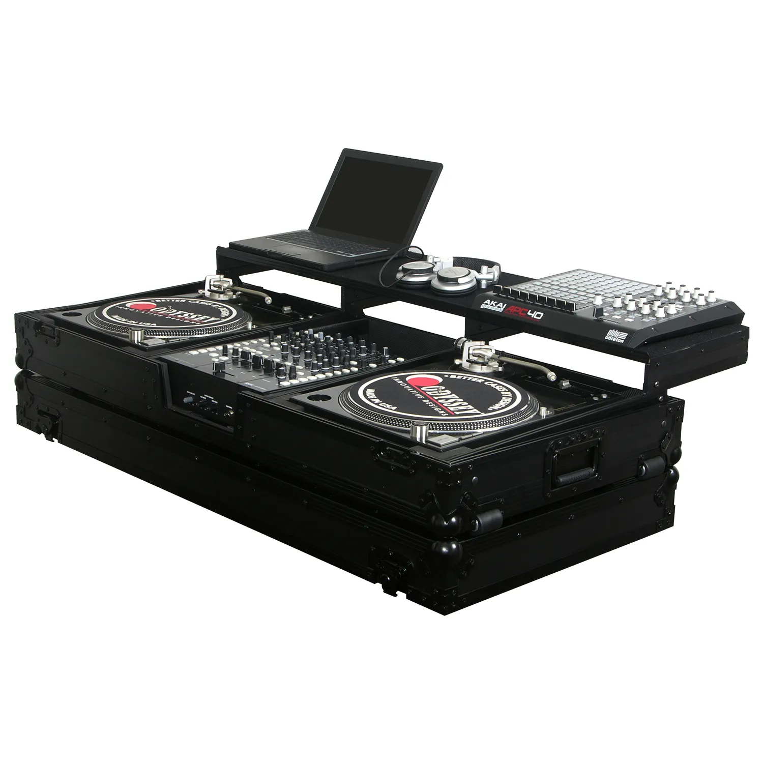 odyssey-flight-zone-coffre-dj-12-mixeur-2-platines-glide image 1