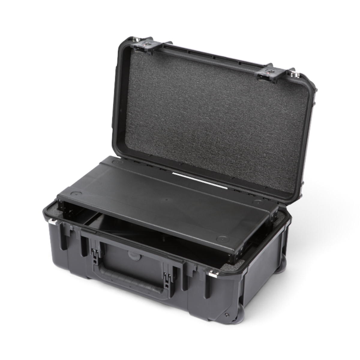 skb-fly-rack-2u-valise-rack-9-pouces-noire-roulettes image 3