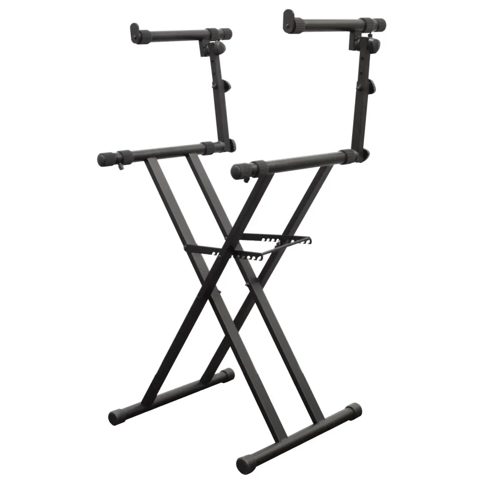 odyssey-flight-zone-ltbxs2-stand-dj-2-niveaux-x-pliable image 1