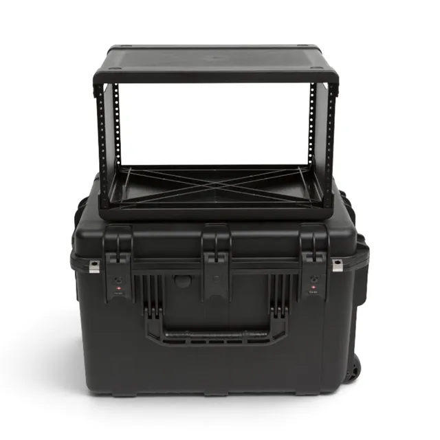 skb-fly-rack-6u-valise-rack-19-noir-tanche-roulettes image 1