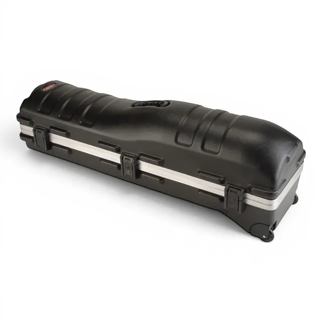 skb-deluxe-staff-ata-housse-golf-voyage-clubs-noire-vide-roulettes image 1