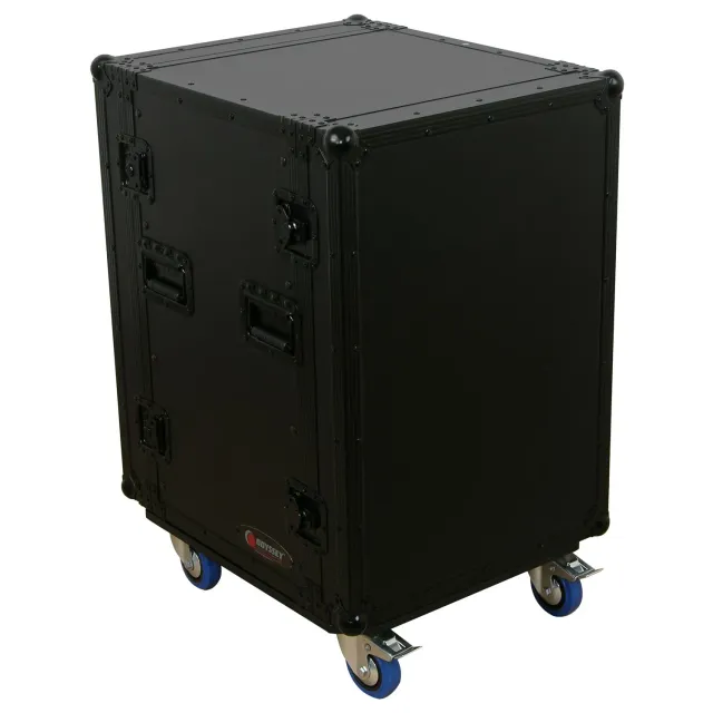 odyssey-black-label-rack-16u-flight-ampli-roulettes image 1