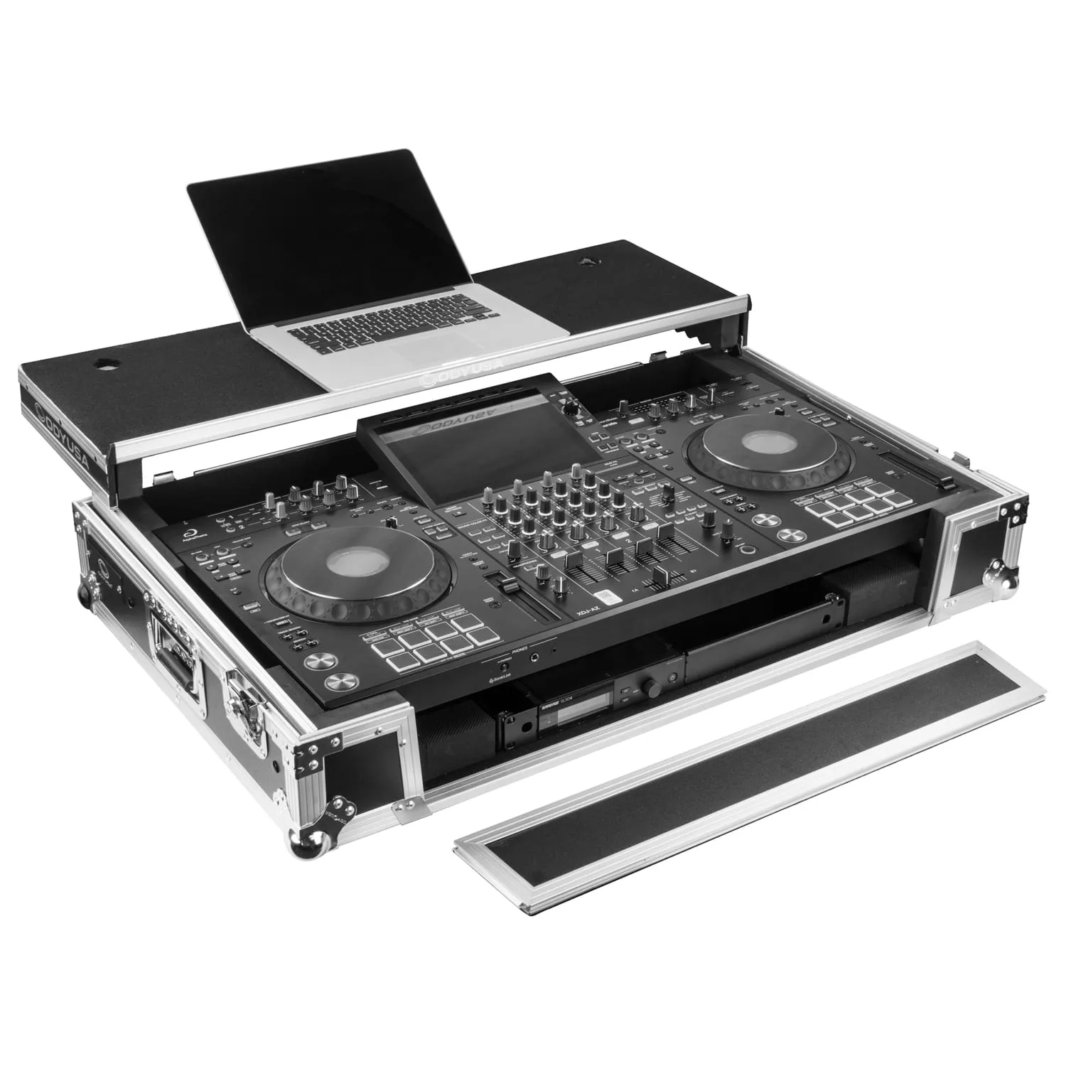 odyssey-flight-zone-flight-case-alphatheta-xdj-az-rack-1u-roulettes image 3