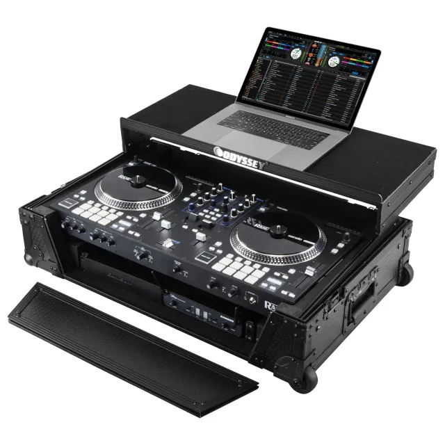 odyssey-industrial-board-rane-one-flight-case-roulettes-1u image 1