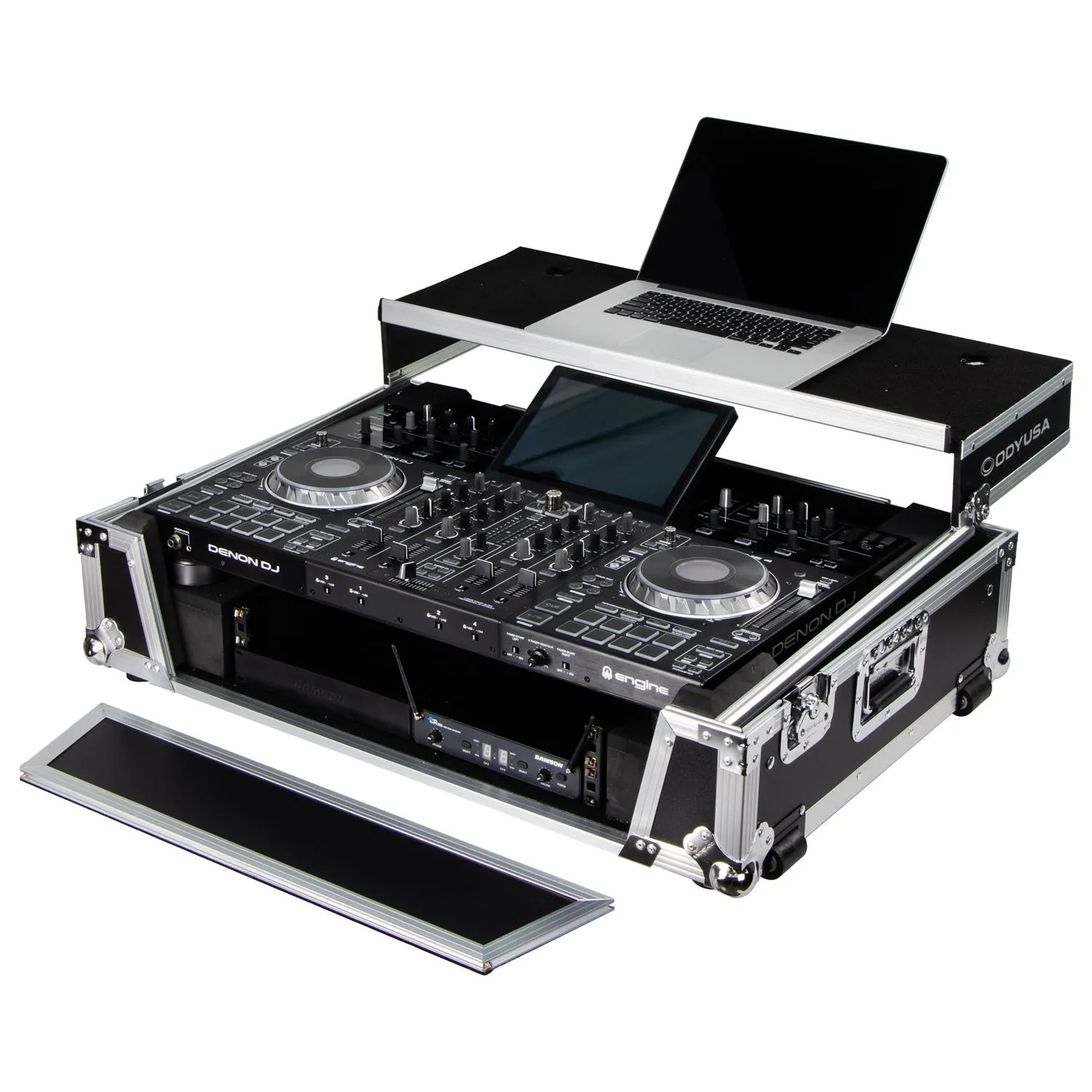 odyssey-flight-zone-fzgsprime4w2-flight-case-denon-prime-4 image 1
