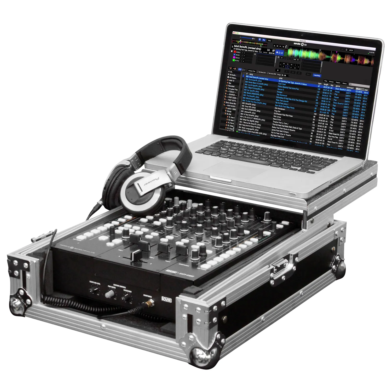 odyssey-flight-zone-flight-case-rane-64-12-pouces-glide image 1