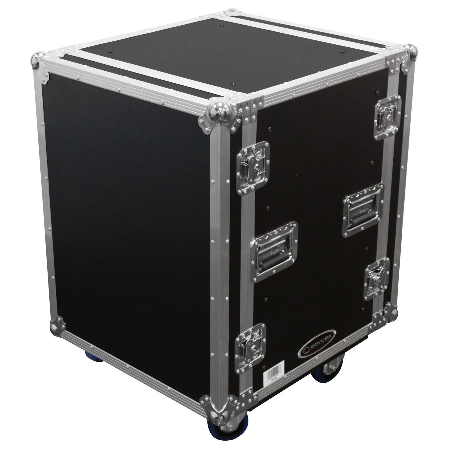 odyssey-flight-zone-rack-amorti-14u-flight-case-roulettes image 1