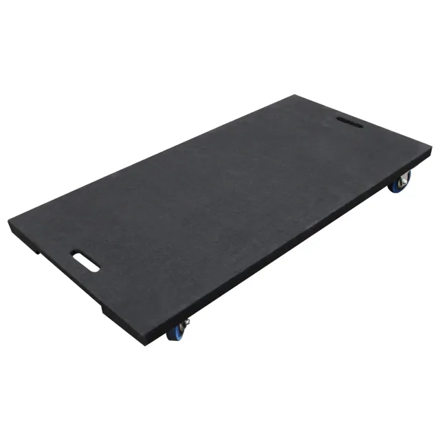 odyssey-carpeted-dolly-plate-24x48-roulettes-freins image 1