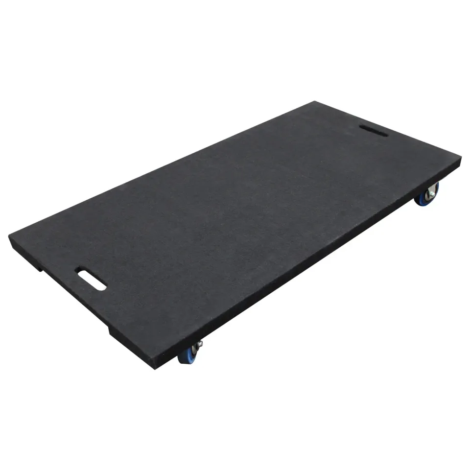 odyssey-carpeted-dolly-plate-24x48-roulettes-freins image 1