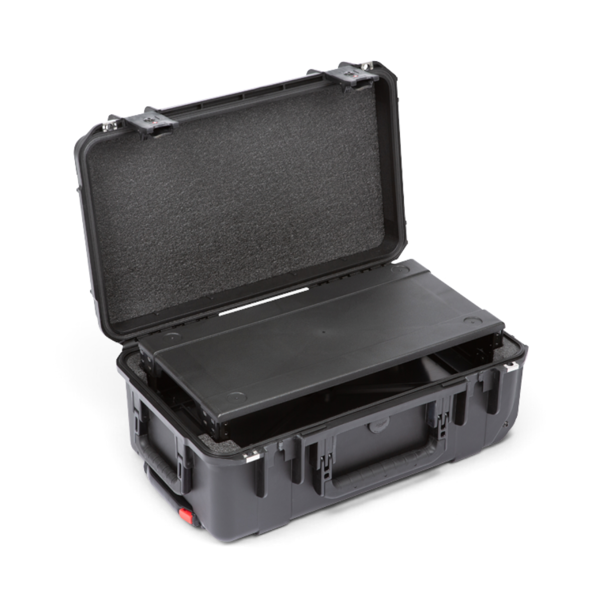skb-fly-rack-2u-valise-rack-9-pouces-noire-roulettes image 5