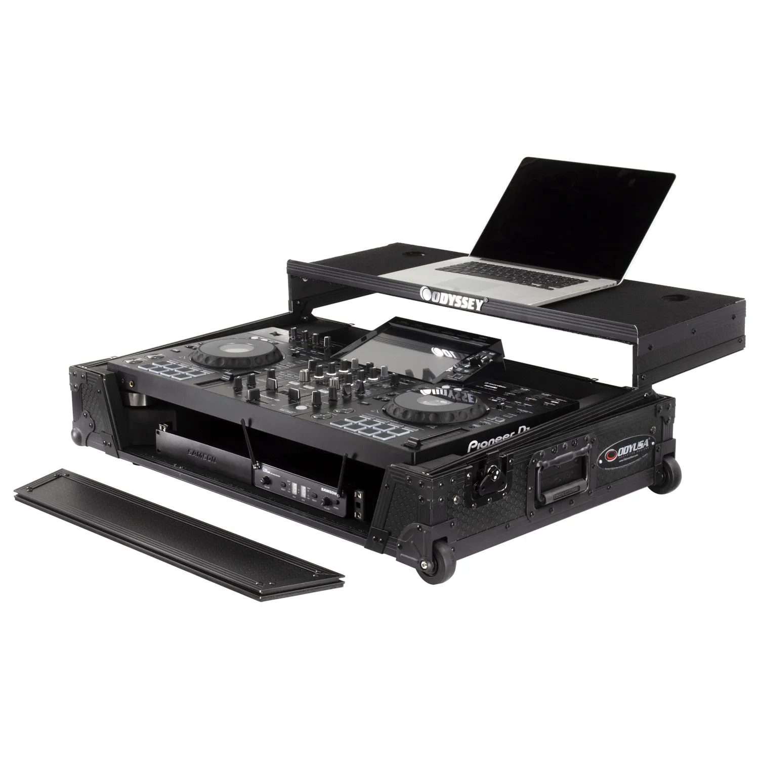 odyssey-industrial-board-xdj-rx3-flight-case-1u-glide image 1