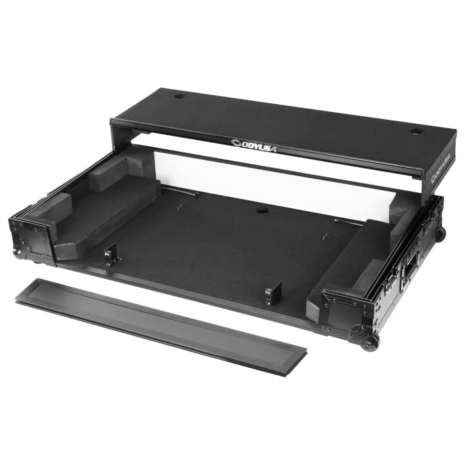 odyssey-black-label-xdj-az-flight-case-1u-led-laptop-roulettes image 1