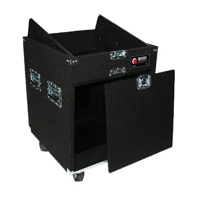 odyssey-carpeted-cxp-combo-rack-11u-10u-moquette-roulettes image 1
