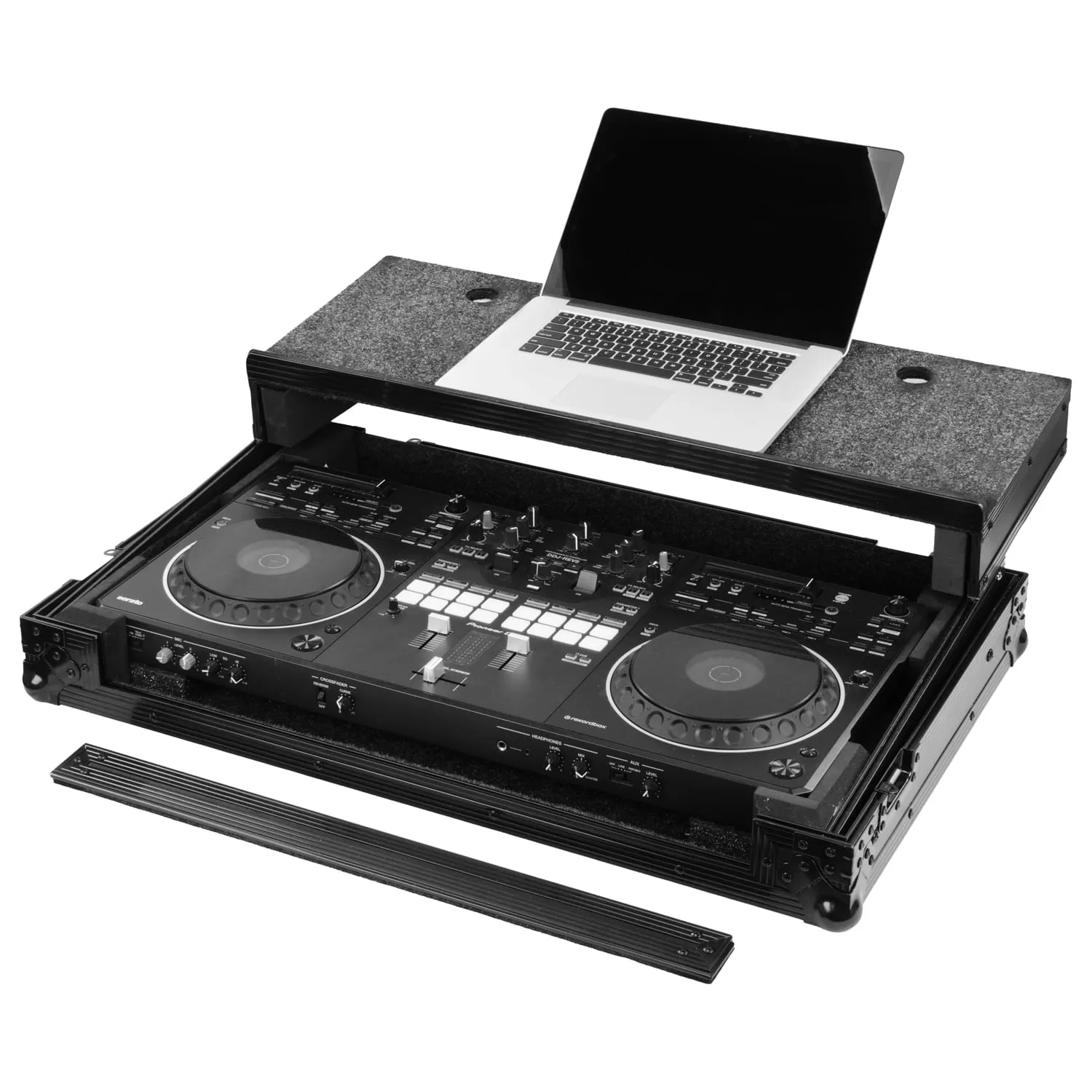 odyssey-flight-zone-ddj-rev5-flight-case-dj-noir-roulettes image 1