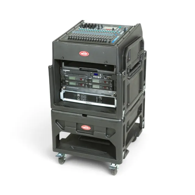 skb-rseries-rack-gig-rig-12u-8u-flight-rack-noir-roulettes image 1