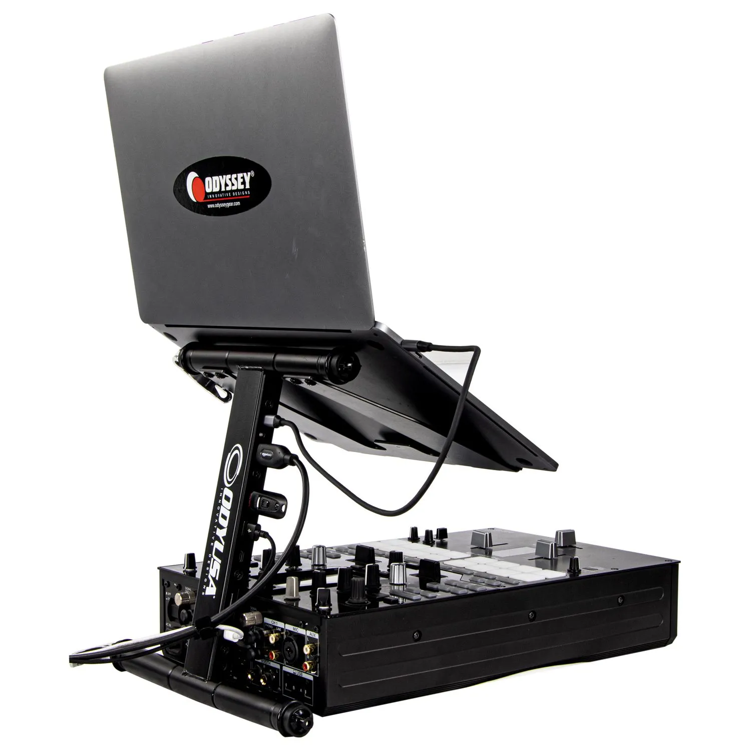 odyssey-l-evation-lstand360ph-support-laptop-dj-hub-usb-acier image 6