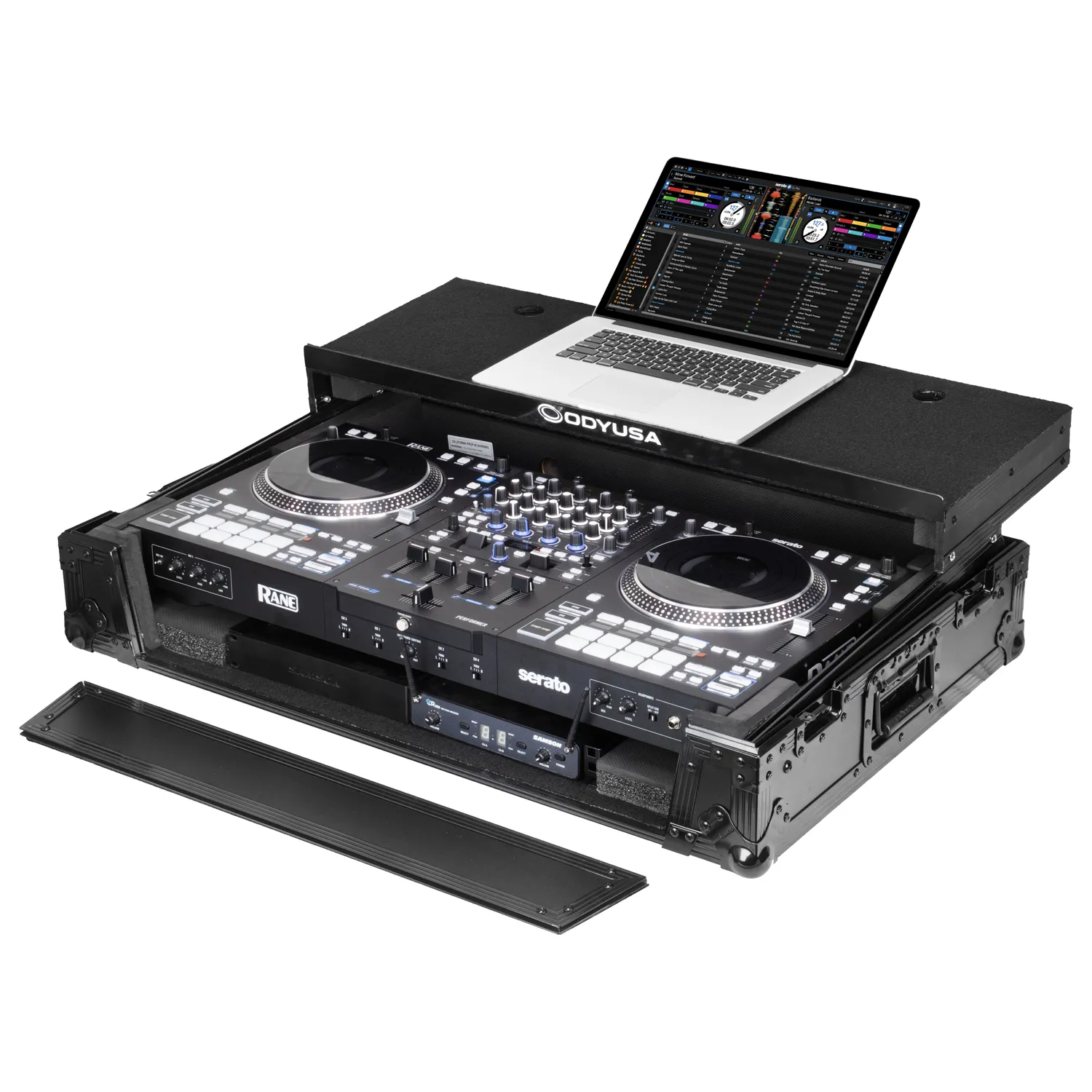 odyssey-black-label-flight-rane-performer-1u-glide-roulettes image 1