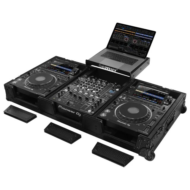 odyssey-industrial-board-flight-case-dj-cdj-3000-mixeur-12-pouces image 1