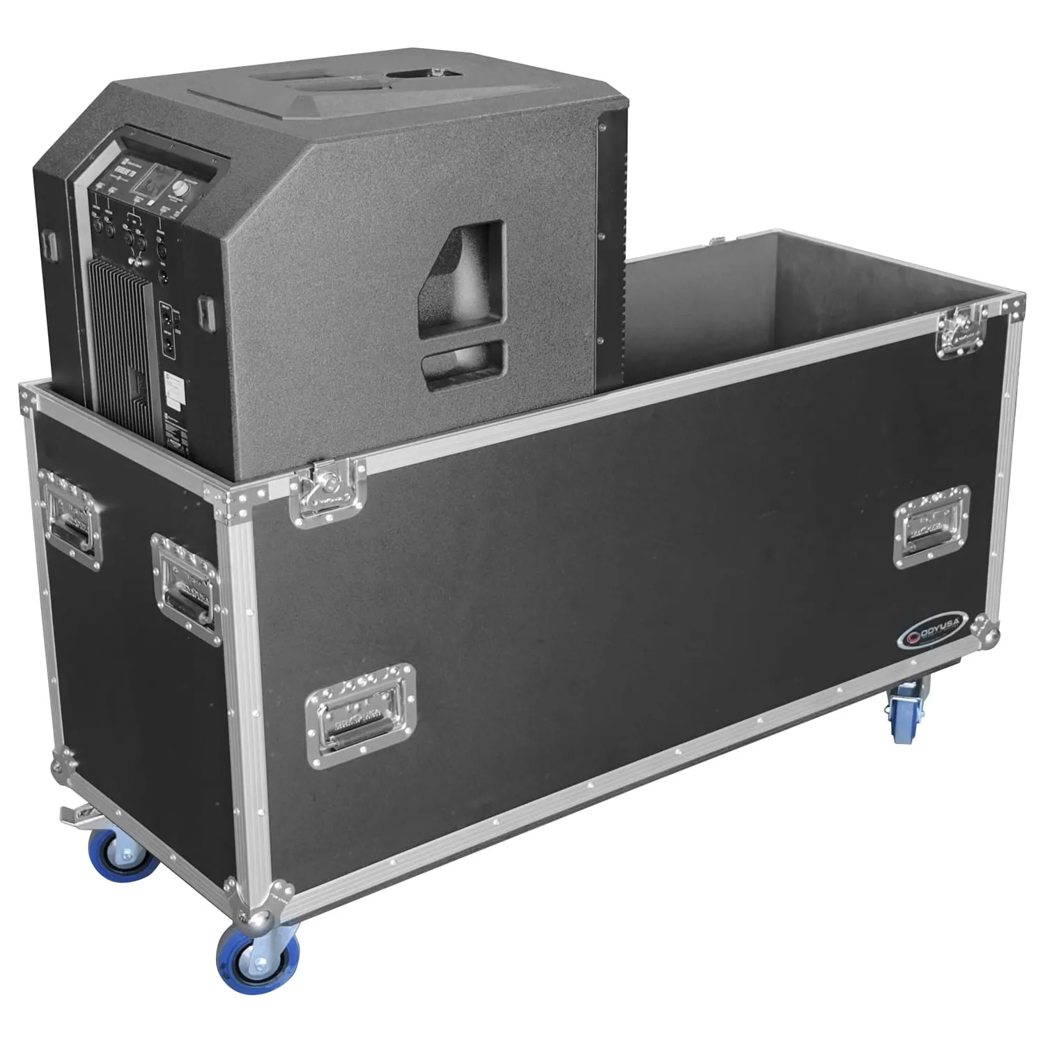 odyssey-flight-zone-flight-case-dual-ev-evolve-70-roulettes image 3