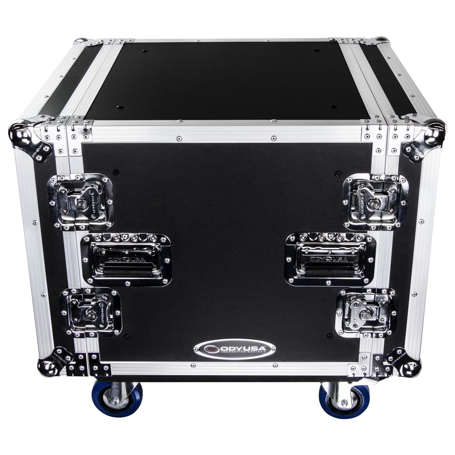 odyssey-flight-zone-rack-8u-shock-mount-flight-case-roulettes image 3