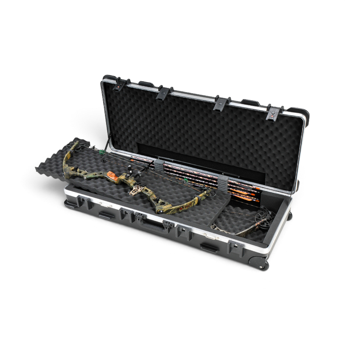 skb-2skb-4114a-valise-arc-double-noir-mousse-2-niveaux image 2