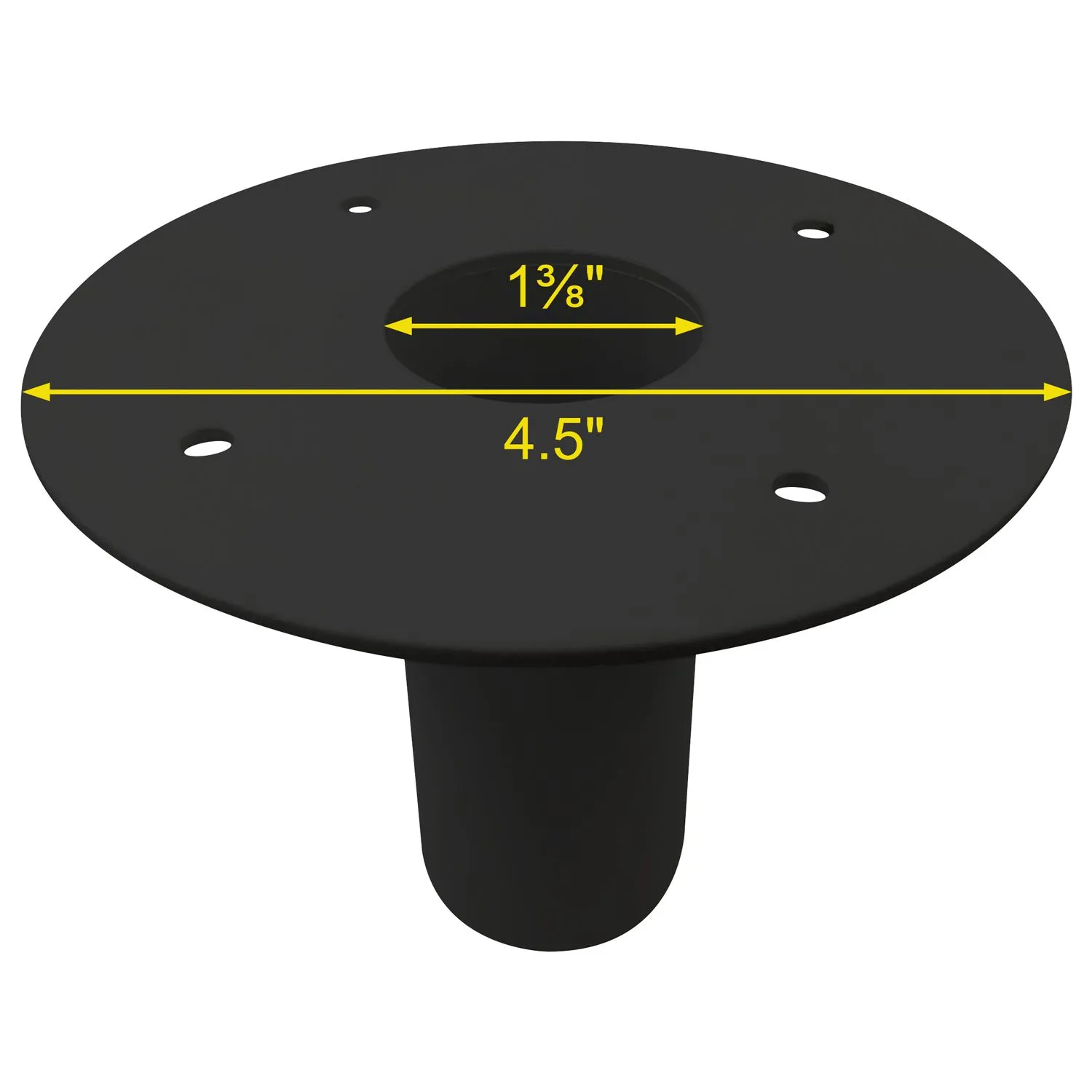 odyssey-l-evation-latsa2-adaptateur-pied-enceinte-tr-pied-noir image 3
