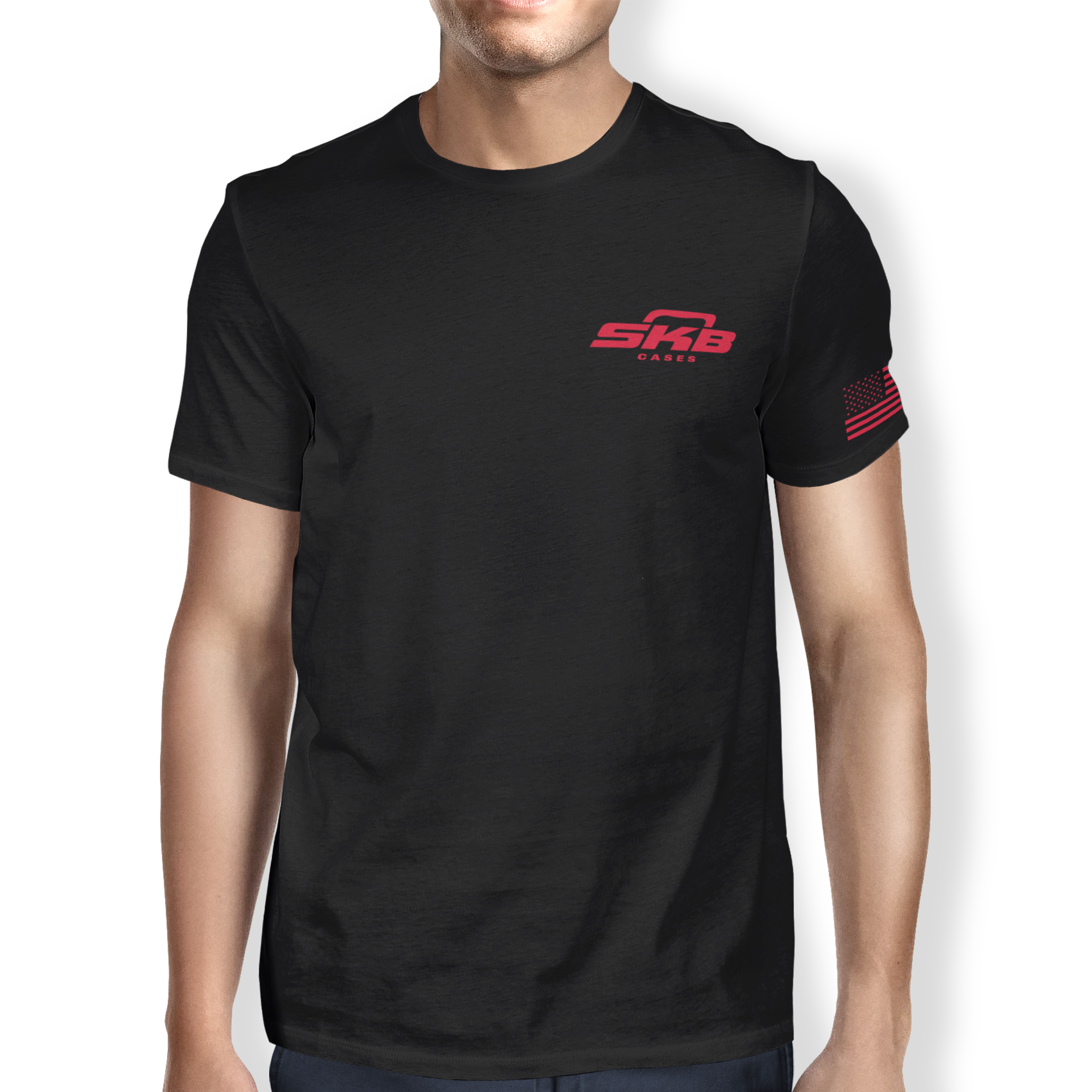 skb-best-case-t-shirt-coton-noir-col-rond-s-xxxl image 2