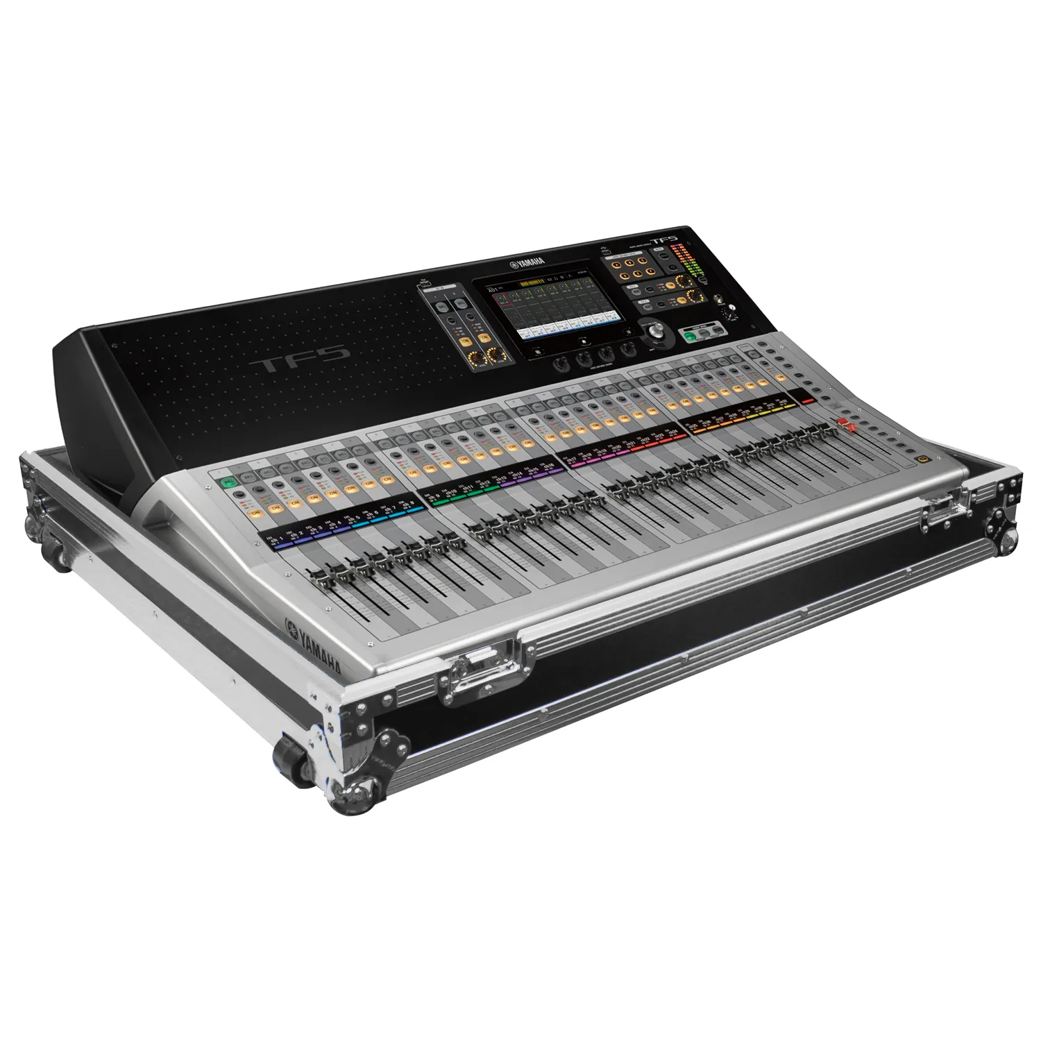 odyssey-flight-zone-flight-case-console-yamaha-tf3-roulettes image 1