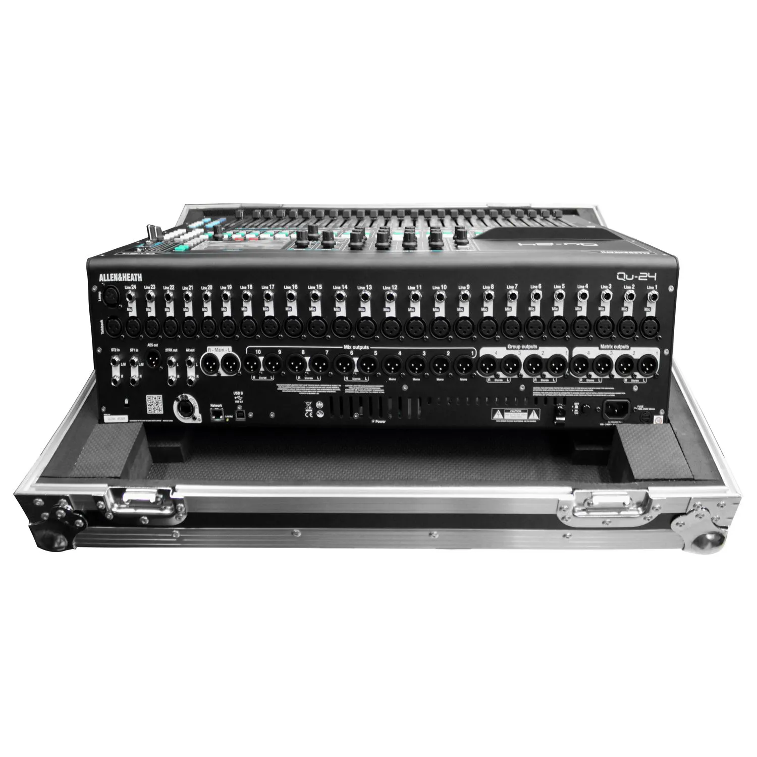 odyssey-flight-zone-qu-24-flight-case-console-roulettes image 2