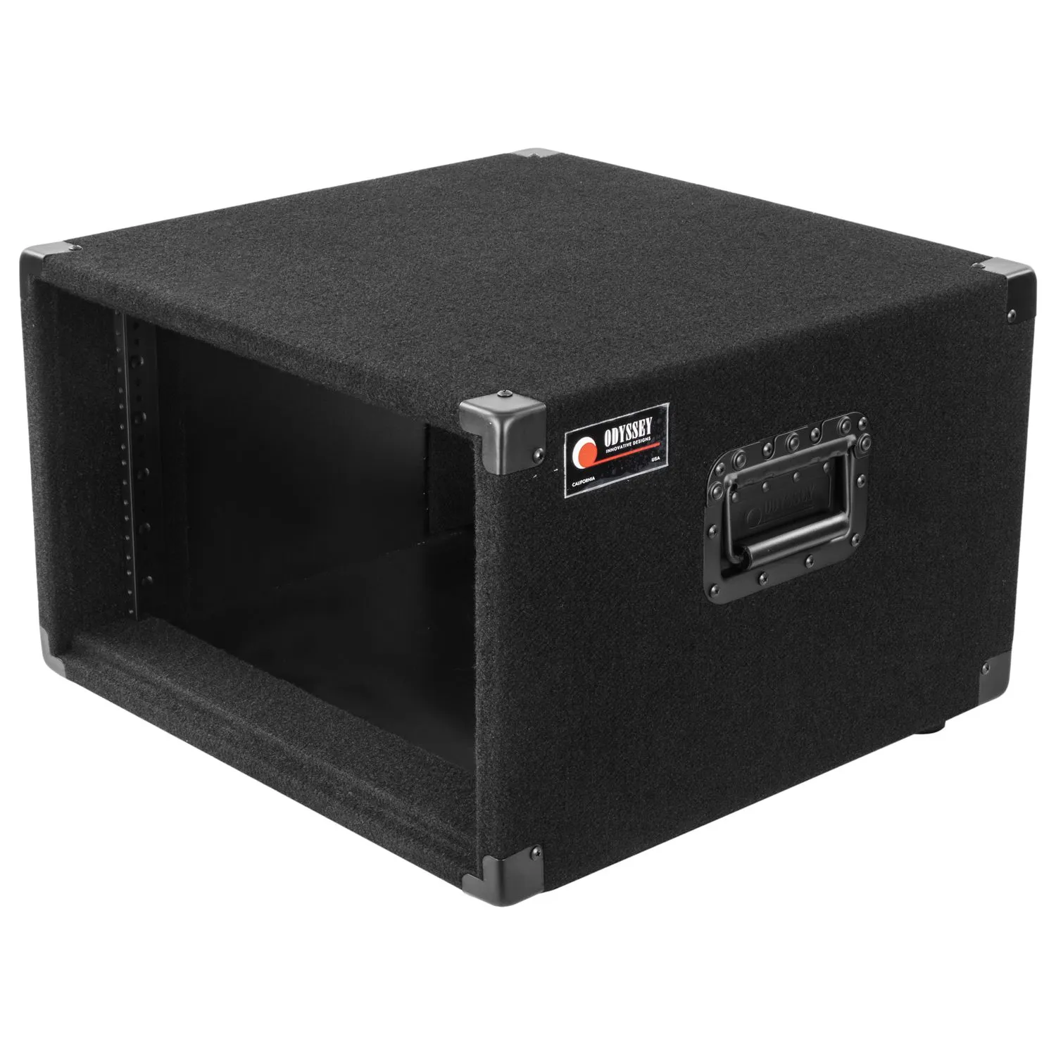 odyssey-carpeted-rack-ampli-flight-case-moquette-6u-noir image 2