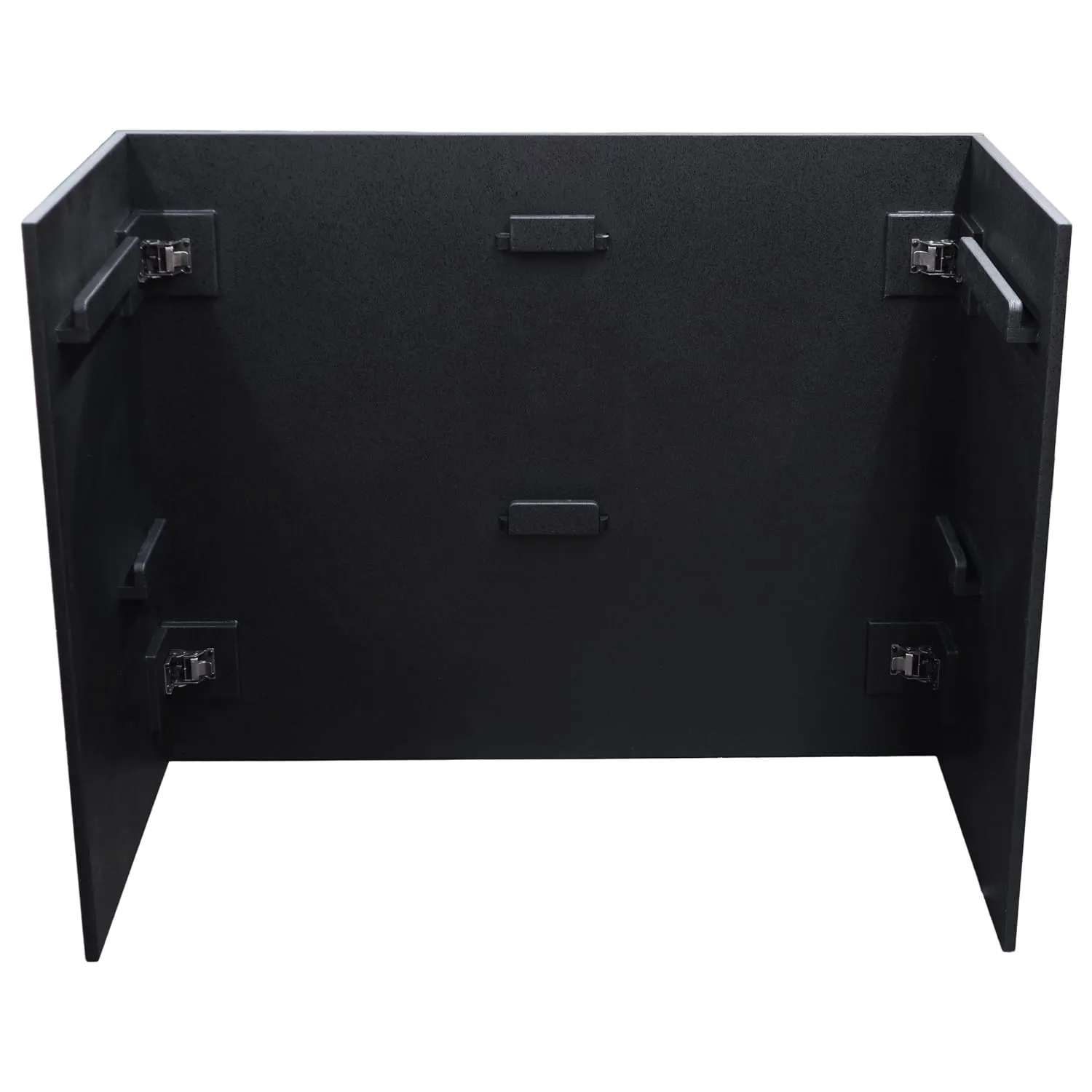 odyssey-flight-zone-stand-dj-pliable-booth-fa-ade-bois-noir image 2