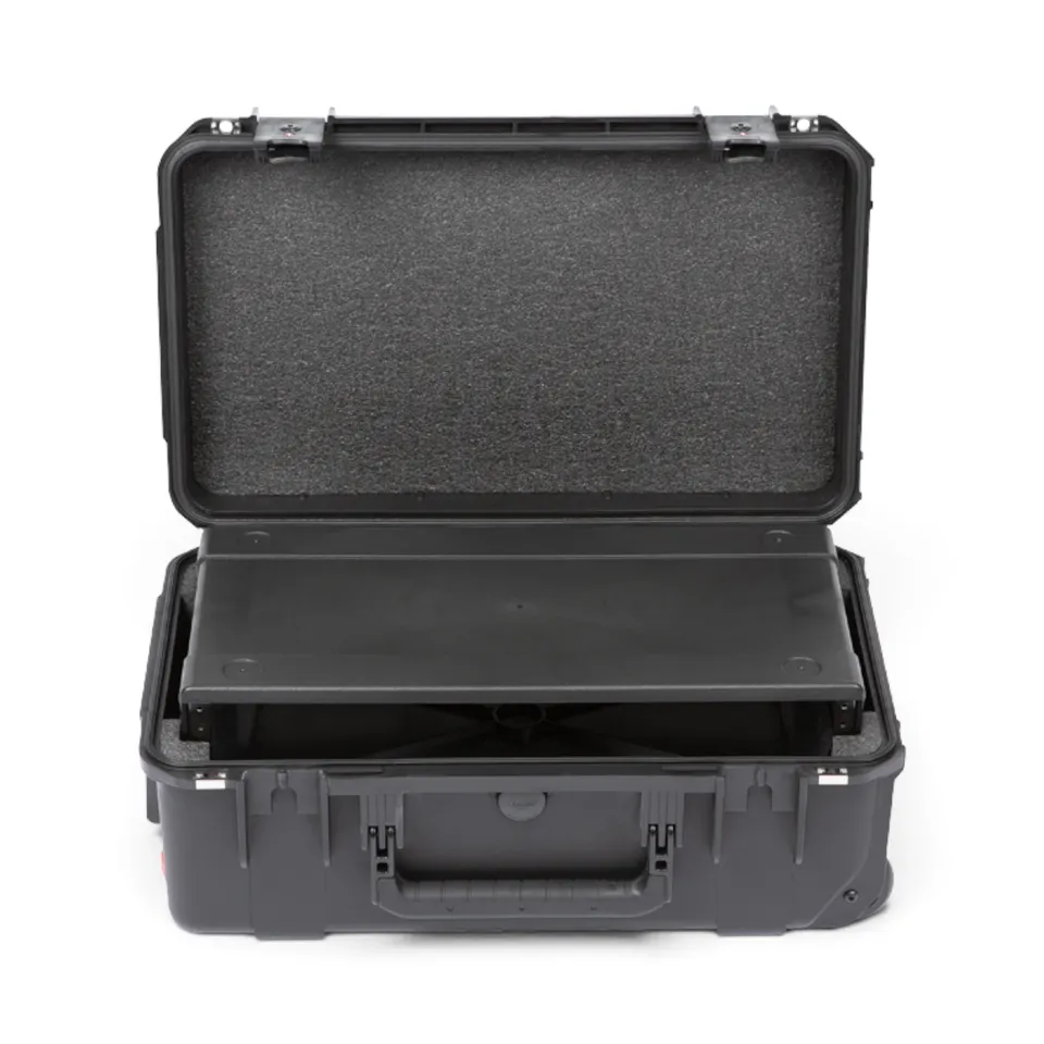 skb-fly-rack-2u-valise-rack-9-pouces-noire-roulettes image 1