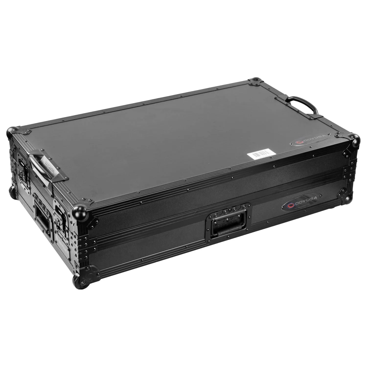 odyssey-flight-zone-ddj-rev5-flight-case-noir-1u-xlr-roulettes image 8