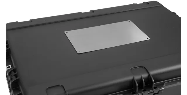 skb-iseries-plaque-tiquette-exp-dition-12x7-blanche image 1