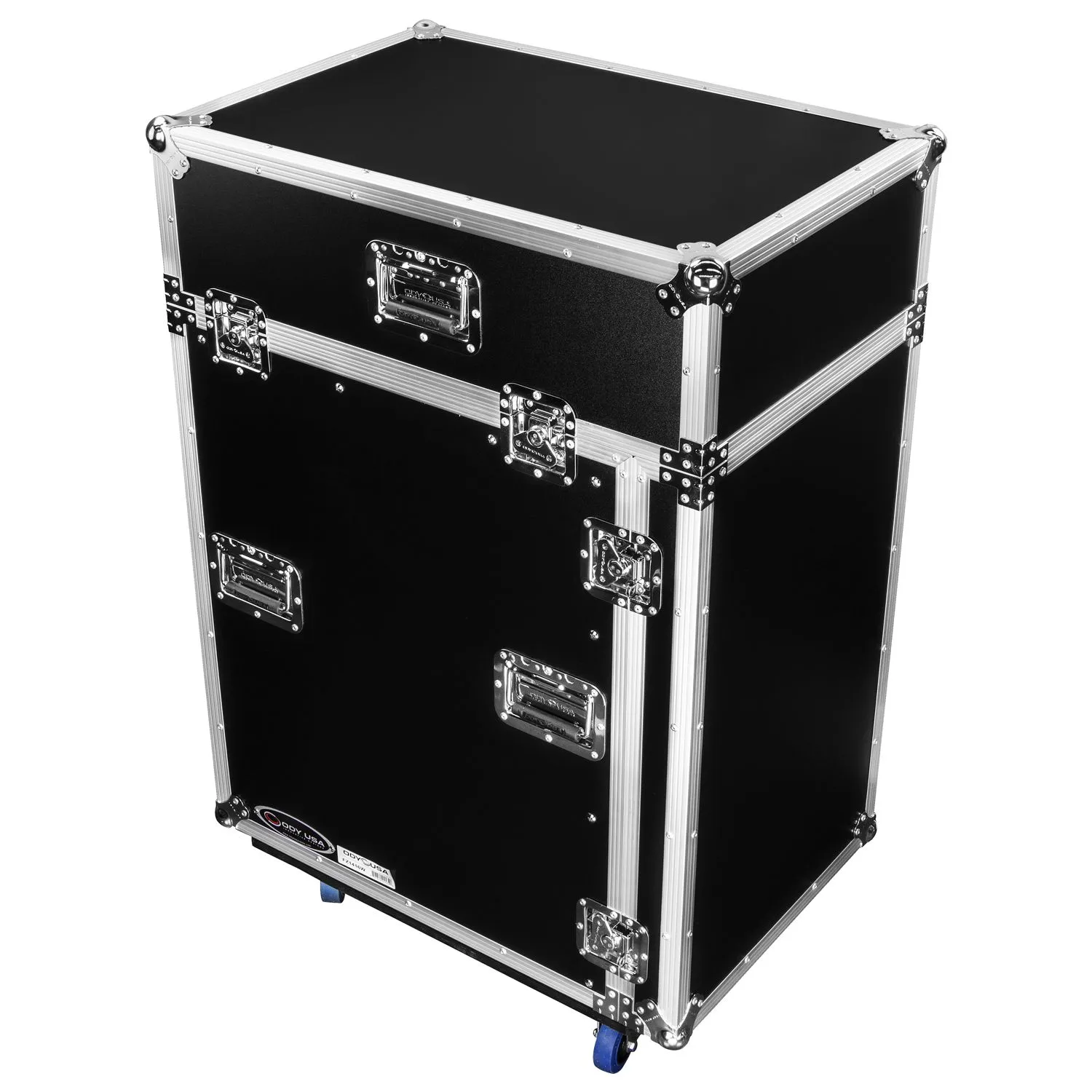 odyssey-flight-zone-combo-rack-14u-16u-inclin-roulettes image 3