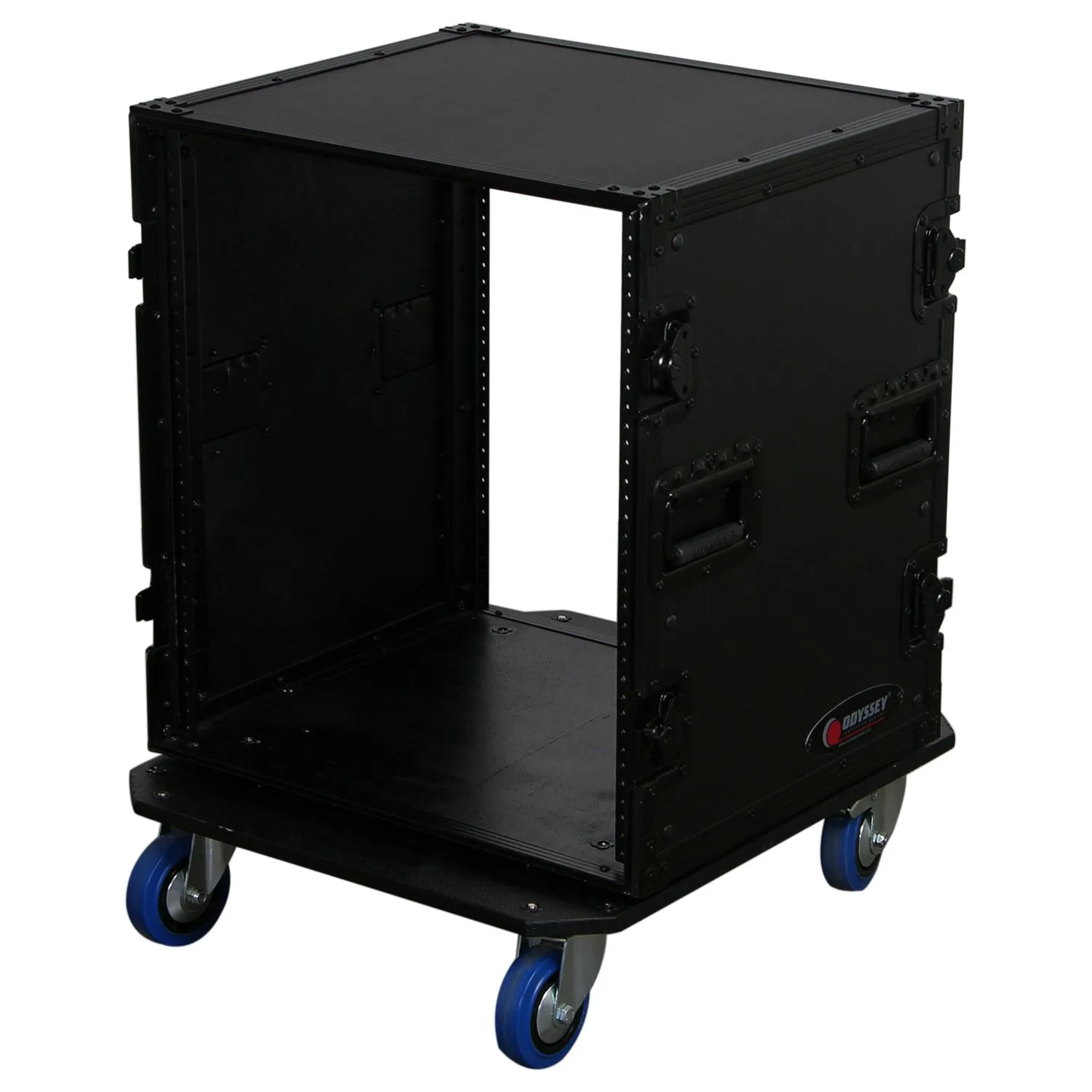 odyssey-black-label-rack-ampli-12u-noir-19-roulettes image 3