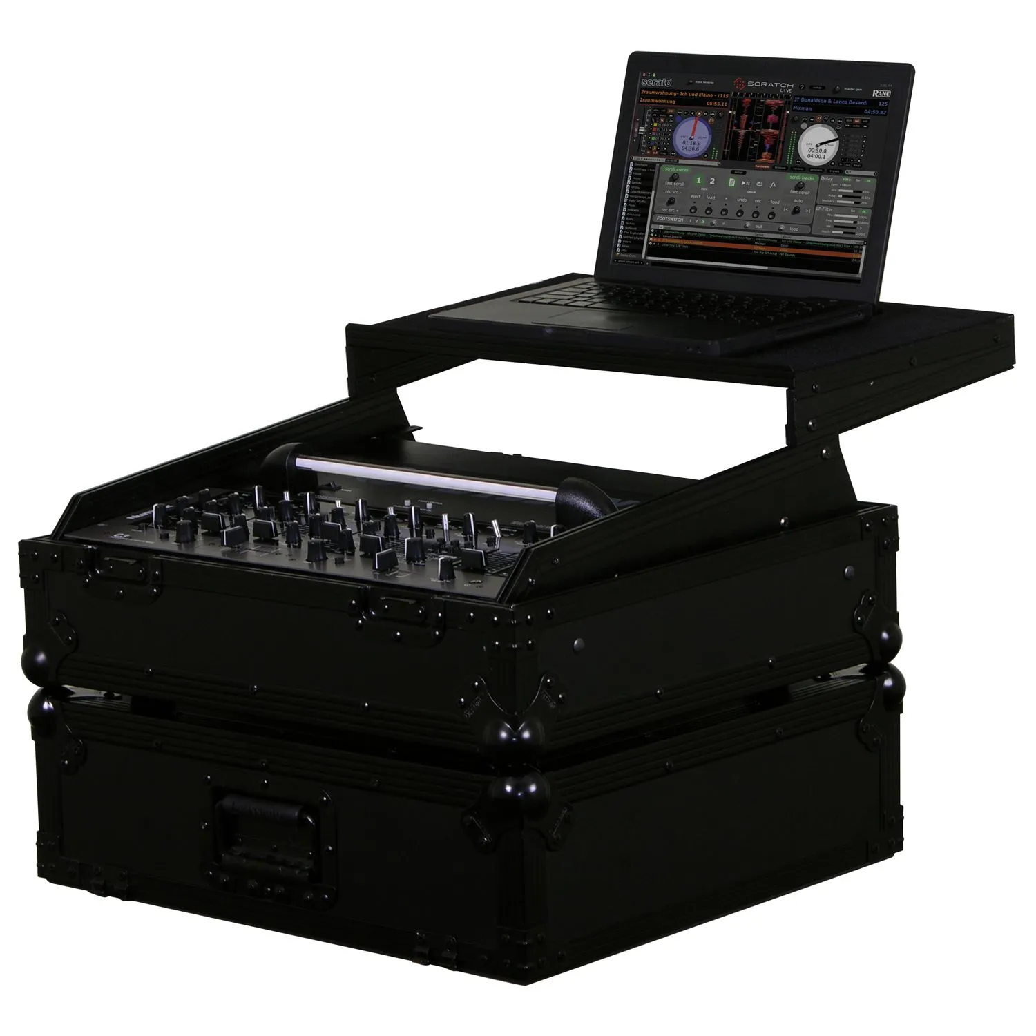 odyssey-flight-zone-flight-case-mixeur-rack-10u-led-glide image 2