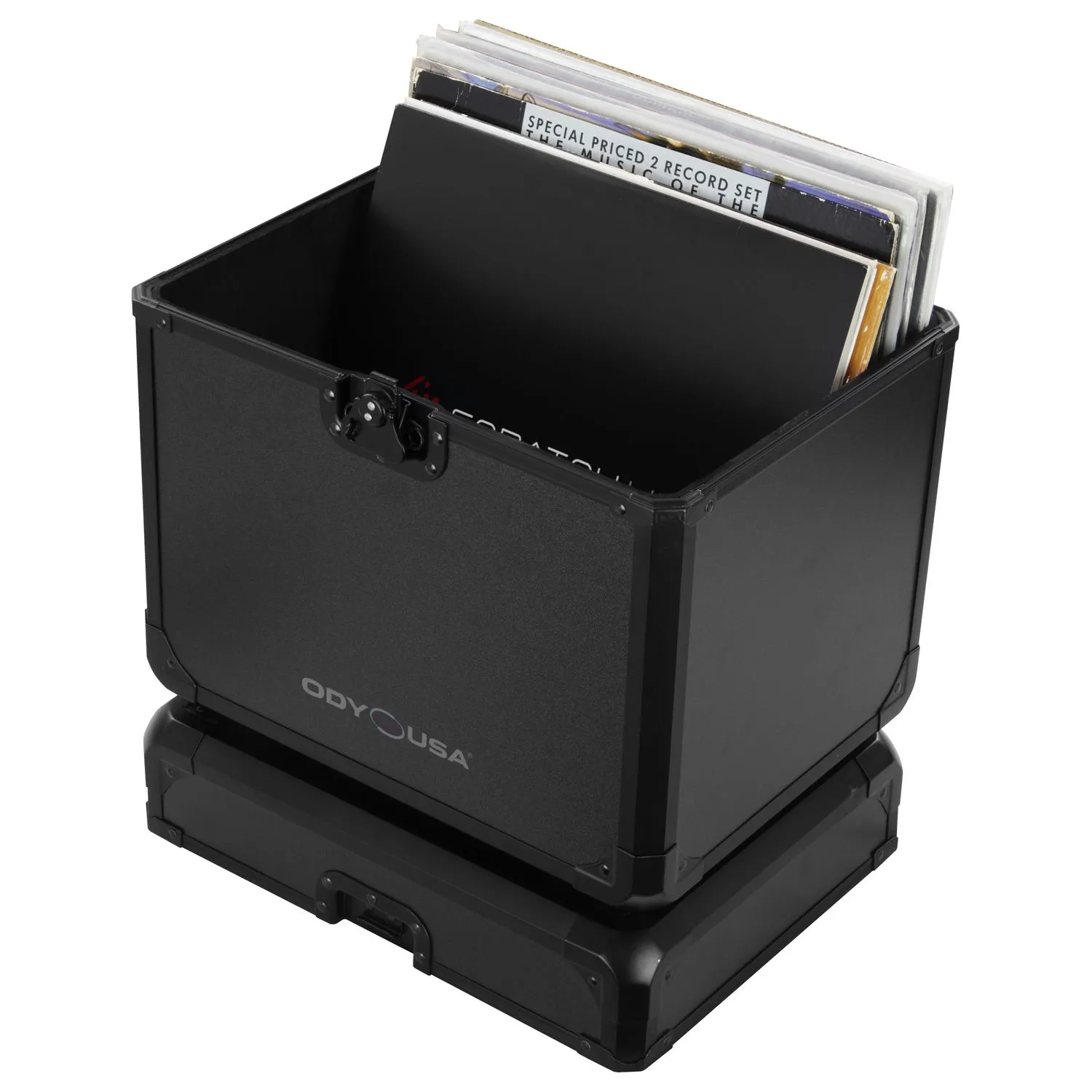 odyssey-krom-klp70bl-mallette-vinyles-noirs-70x-12-pouces-mousse image 4