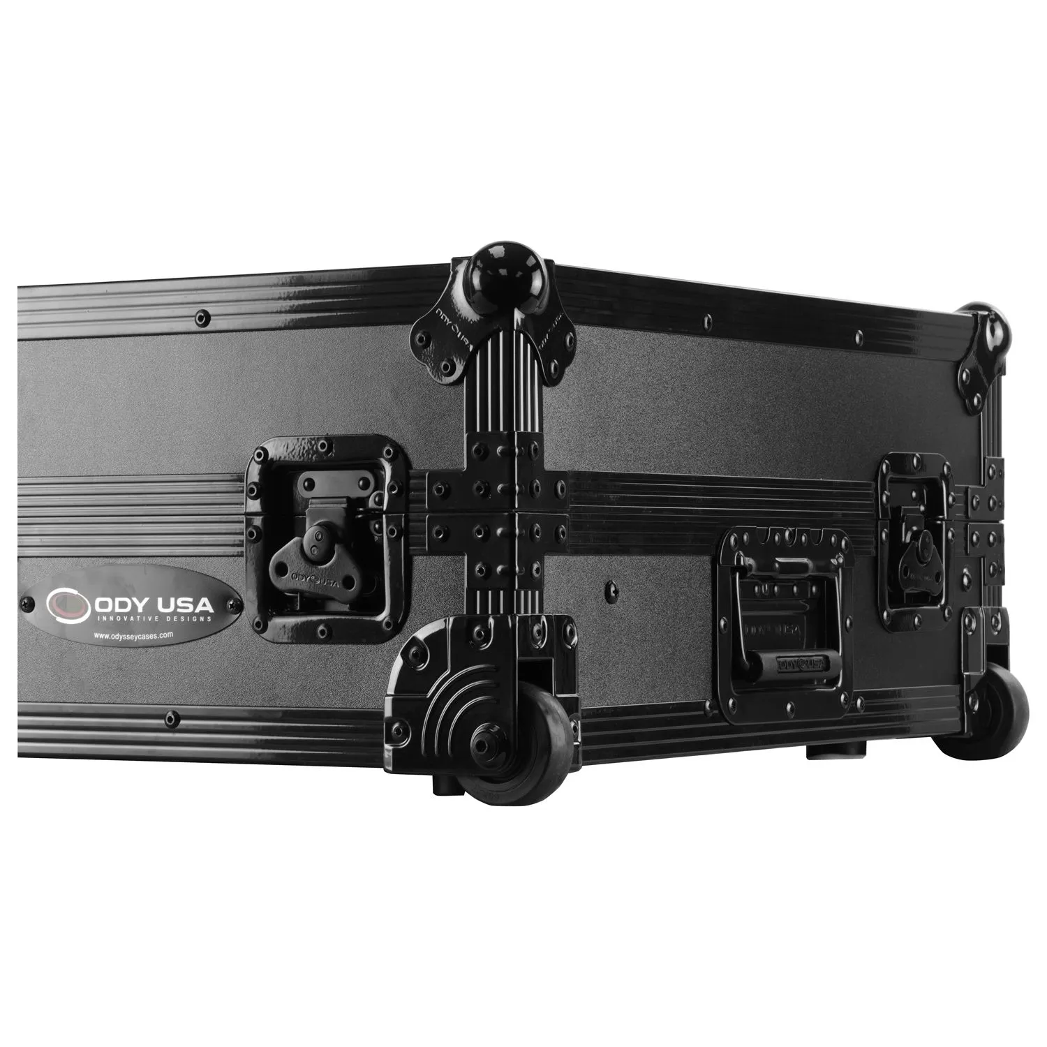 odyssey-flight-zone-ddj-grv6-flight-case-1u-noir-roulettes image 4