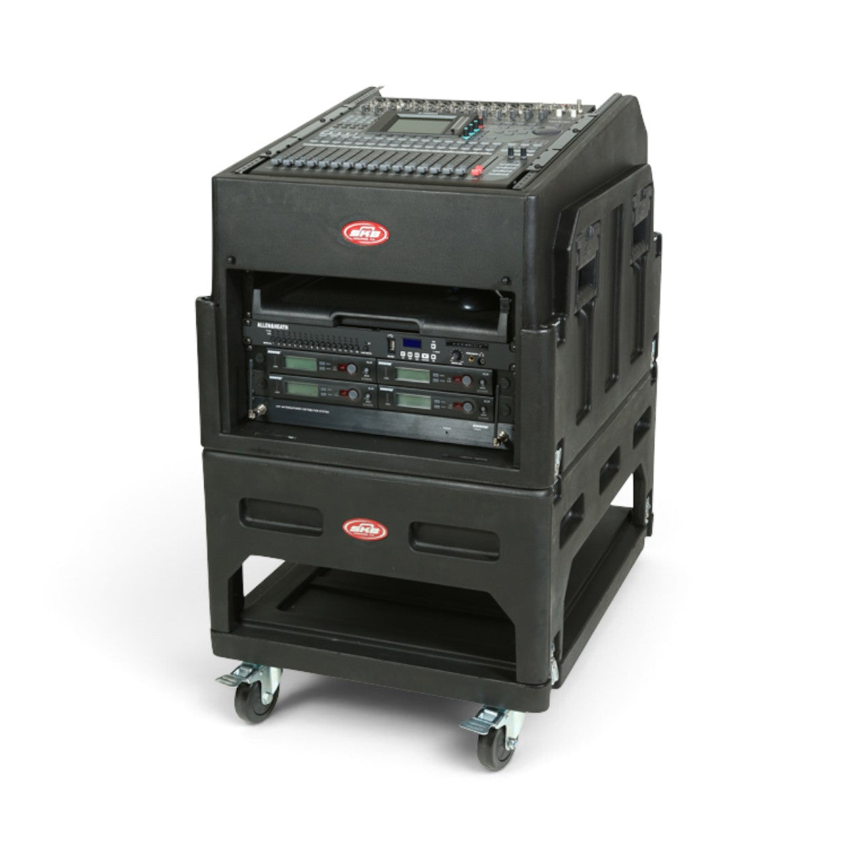 skb-mighty-gigrig-rack-14u-roulettes-noir-mixette-sono image 2