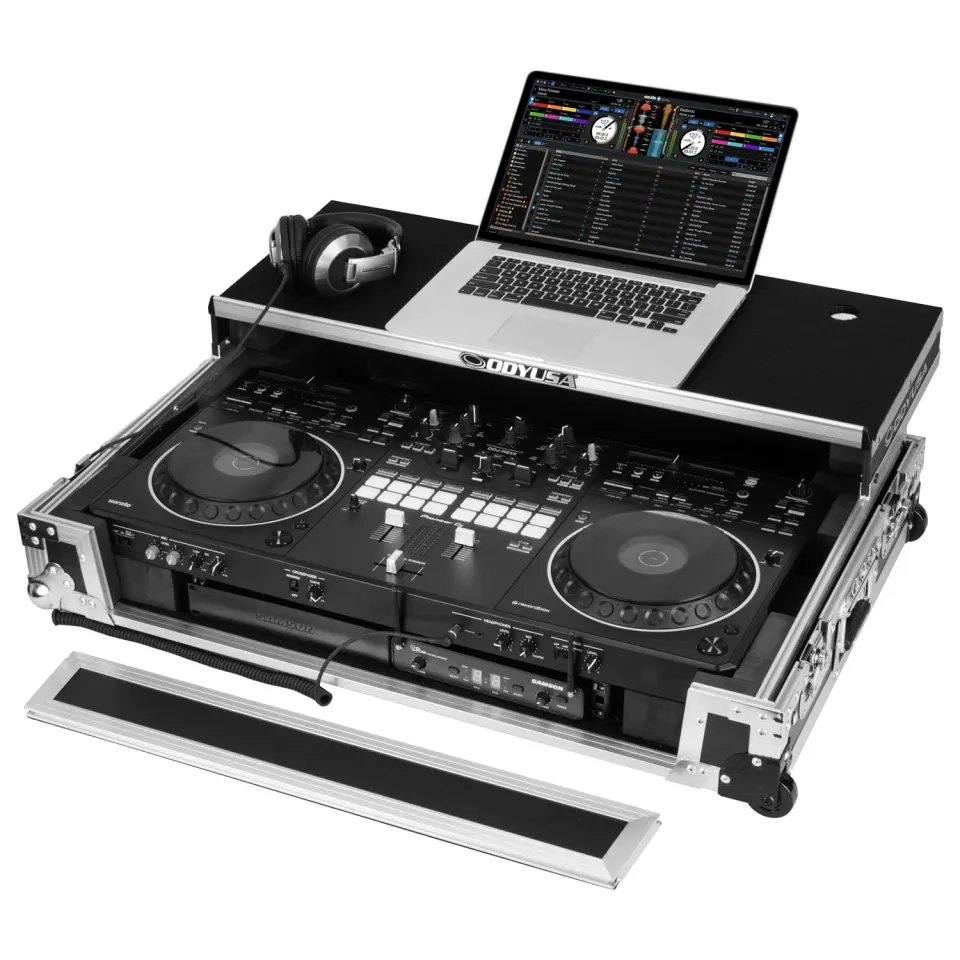 odyssey-flight-zone-ddj-rev5-flight-case-1u-roulettes-laptop image 1