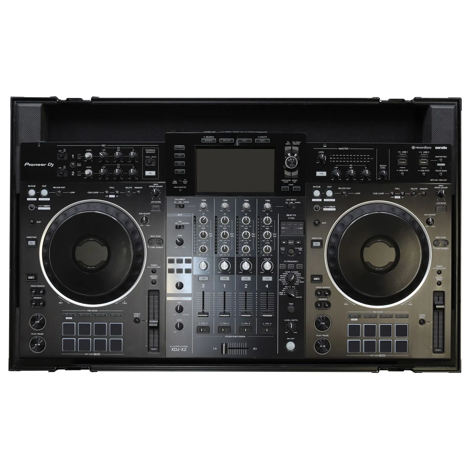 odyssey-black-label-flight-case-pioneer-xdj-xz-profil-bas-roulettes image 5